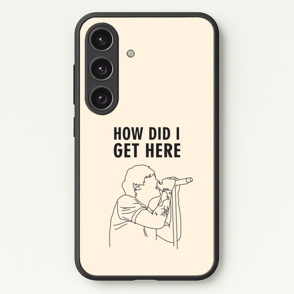How Did I Get Here Outline Galaxy S24 Plus Case