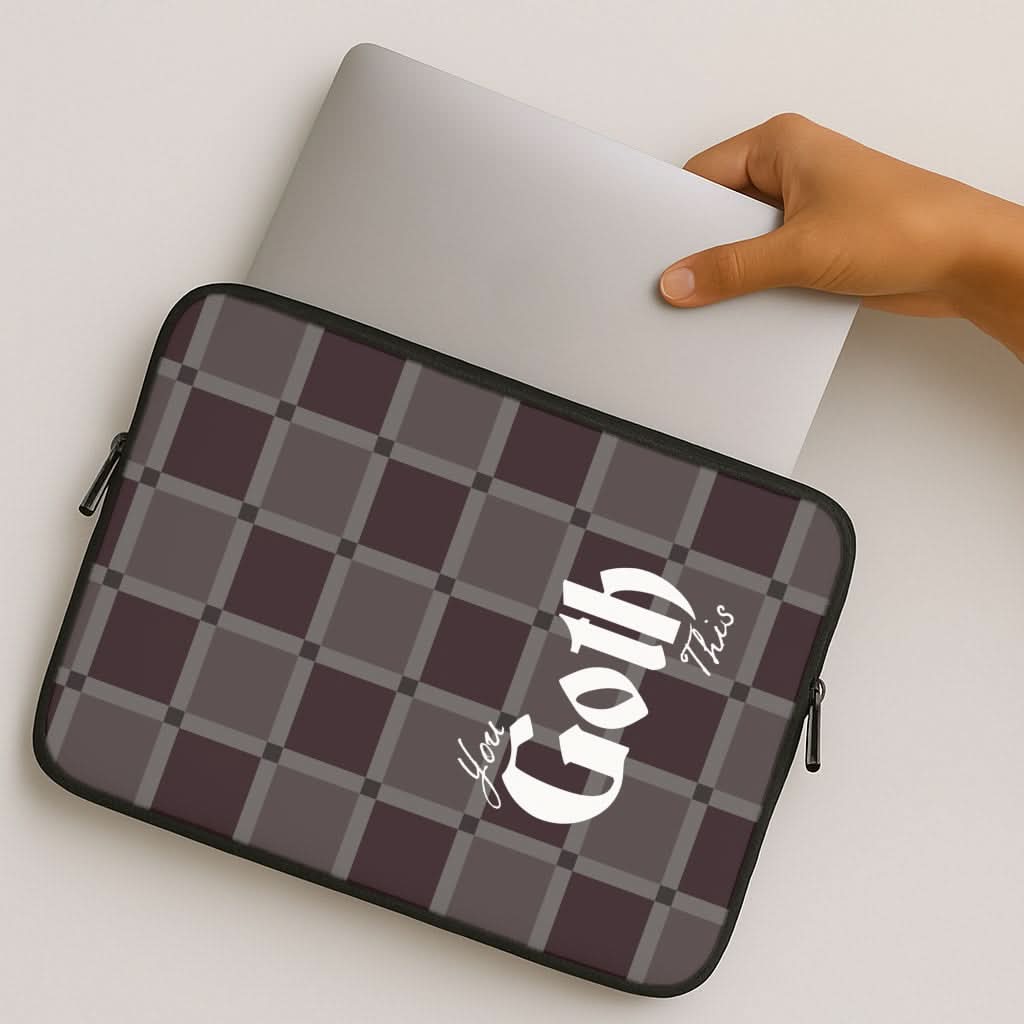 You Goth This Tartan MacBook Cover