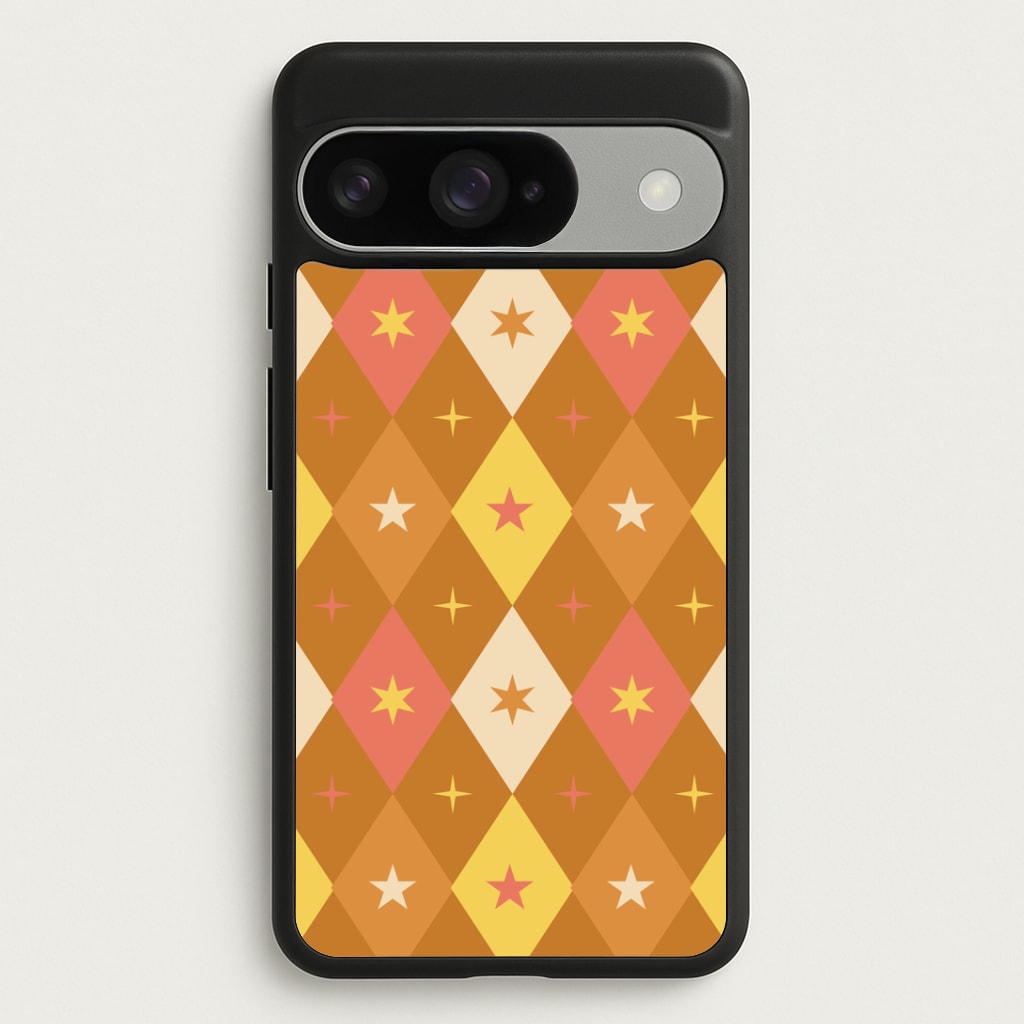 Retro Christmas Argyle Pattern Google Pixel 10 / 10 Pro Case