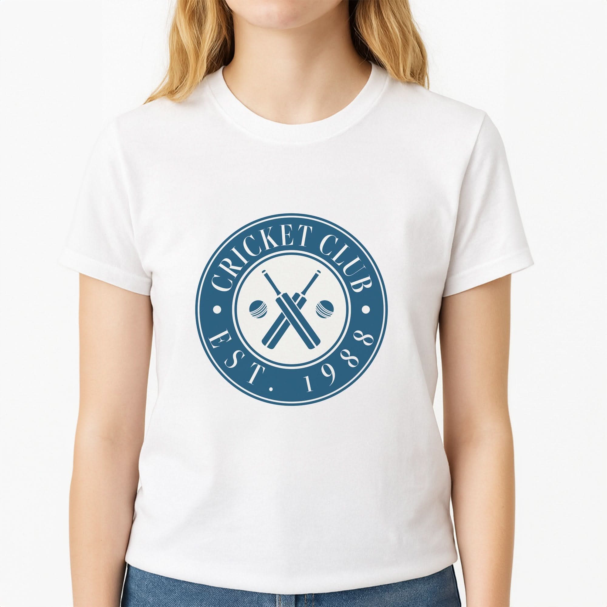 Cricket Badge Womens T-Shirt