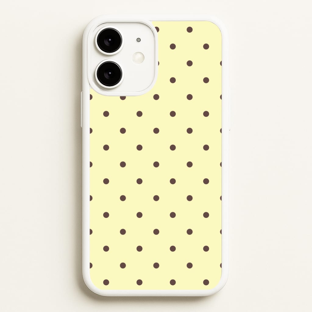 Vanilla & Chocolate Polka Dots iPhone 11 Case