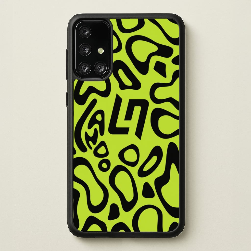 Norris Helmet Pattern Galaxy A71 Case