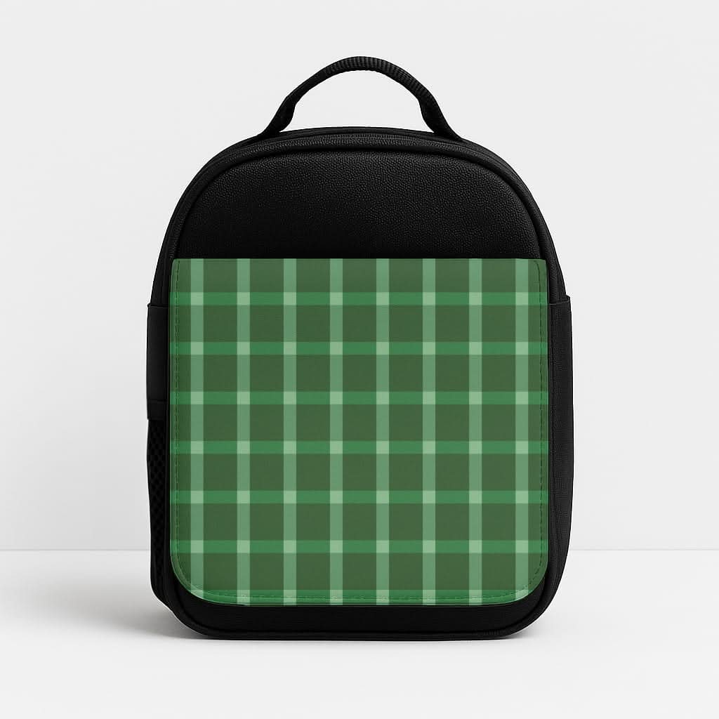 Dark Green Tartan Christmas Pattern Lunchbox