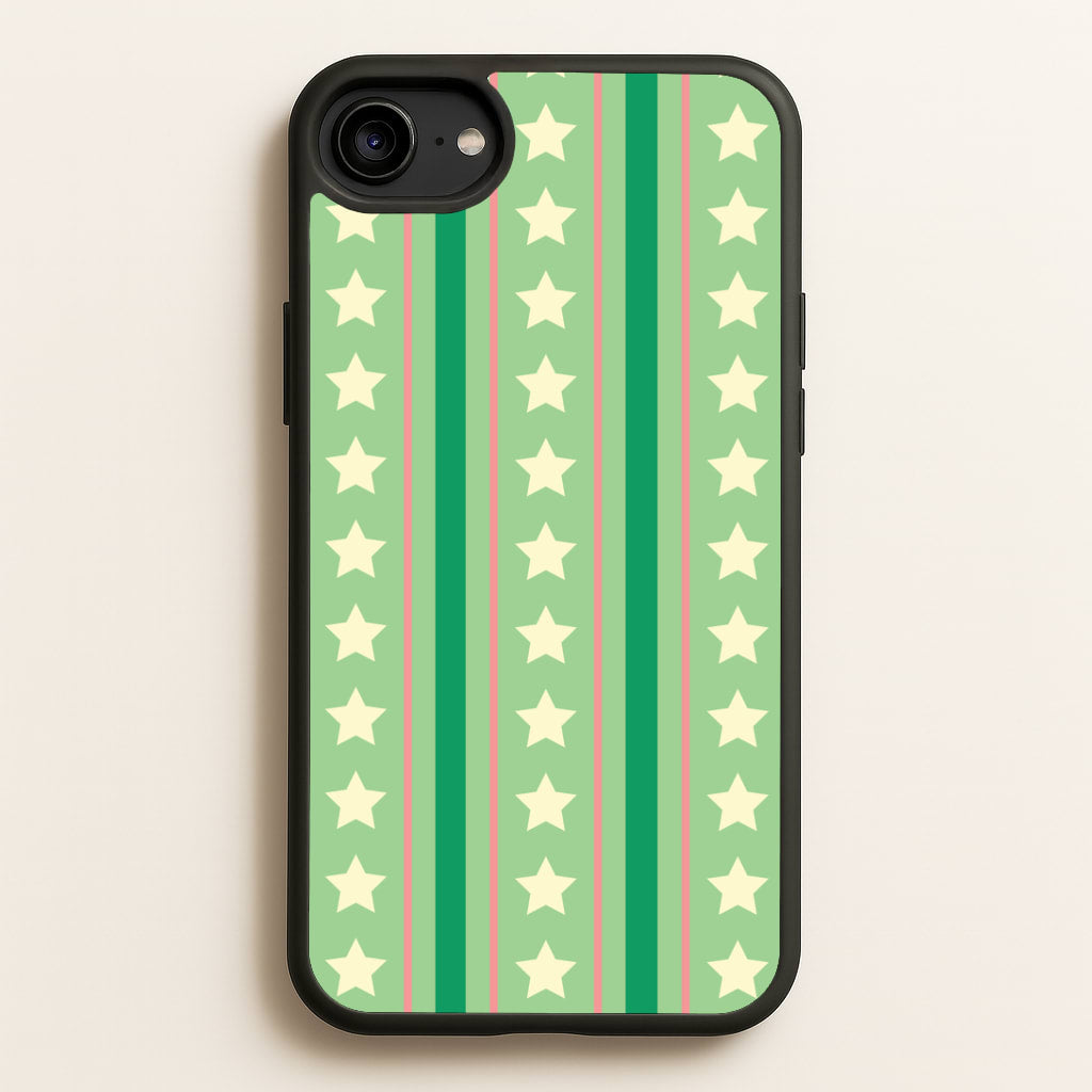 Stars And Stripes Christmas Pattern iPhone 6 / 7 / 8 / SE Case