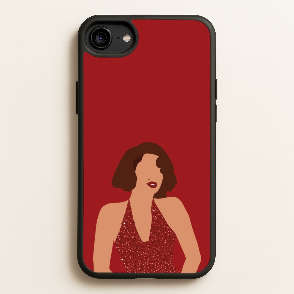 Red Sparkly Dress iPhone 6 / 7 / 8 / SE Case