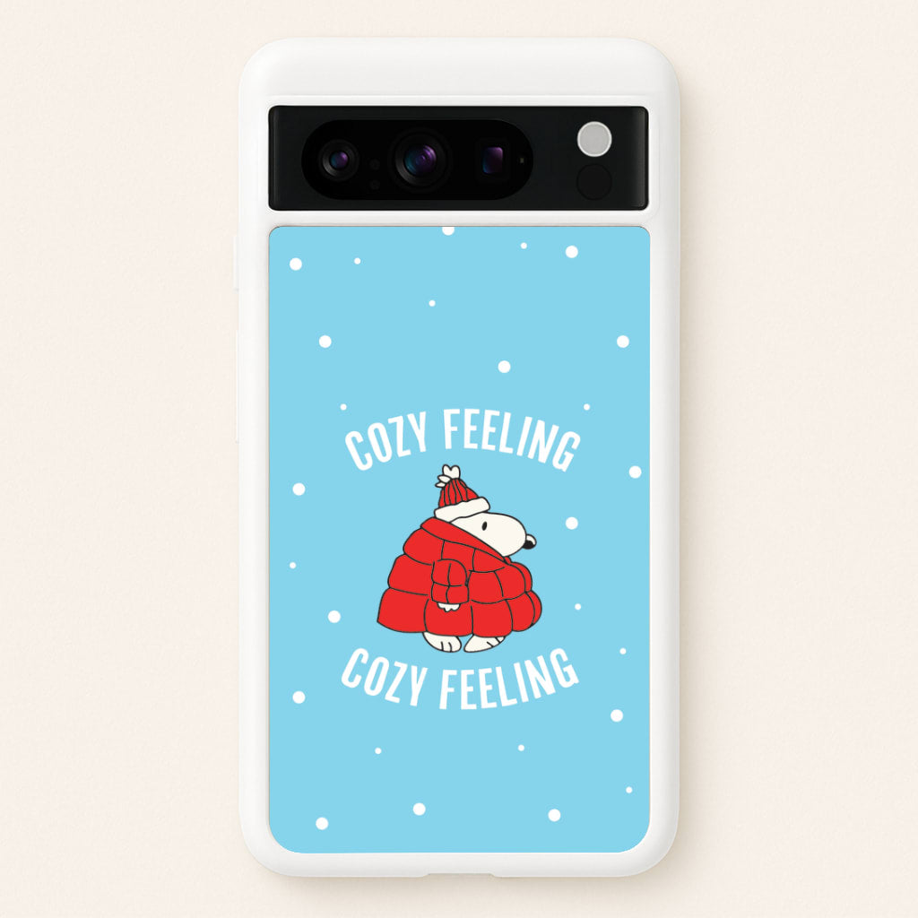 Cozy Feeling Cartoon Beagle Puffer Jacket Google Pixel 8 Pro Case