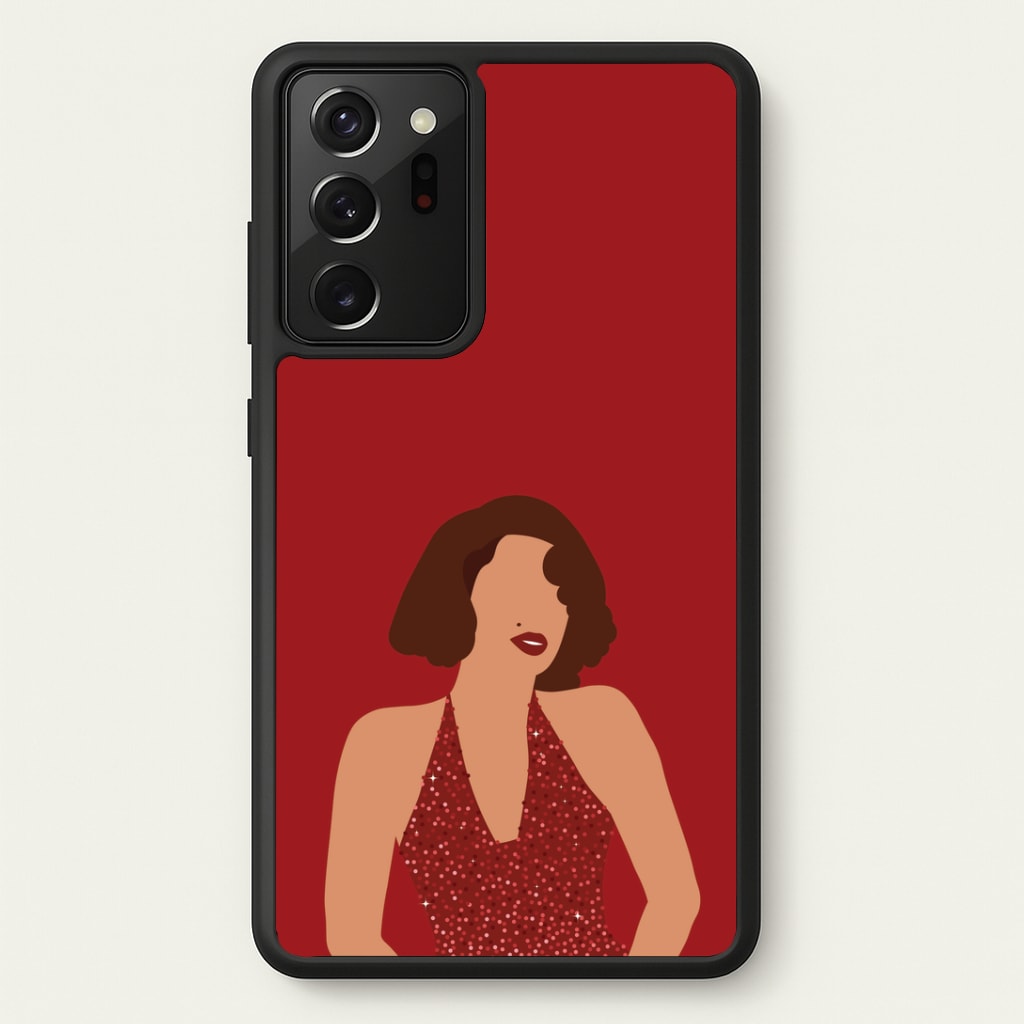 Red Sparkly Dress Galaxy Note 20 Ultra Case