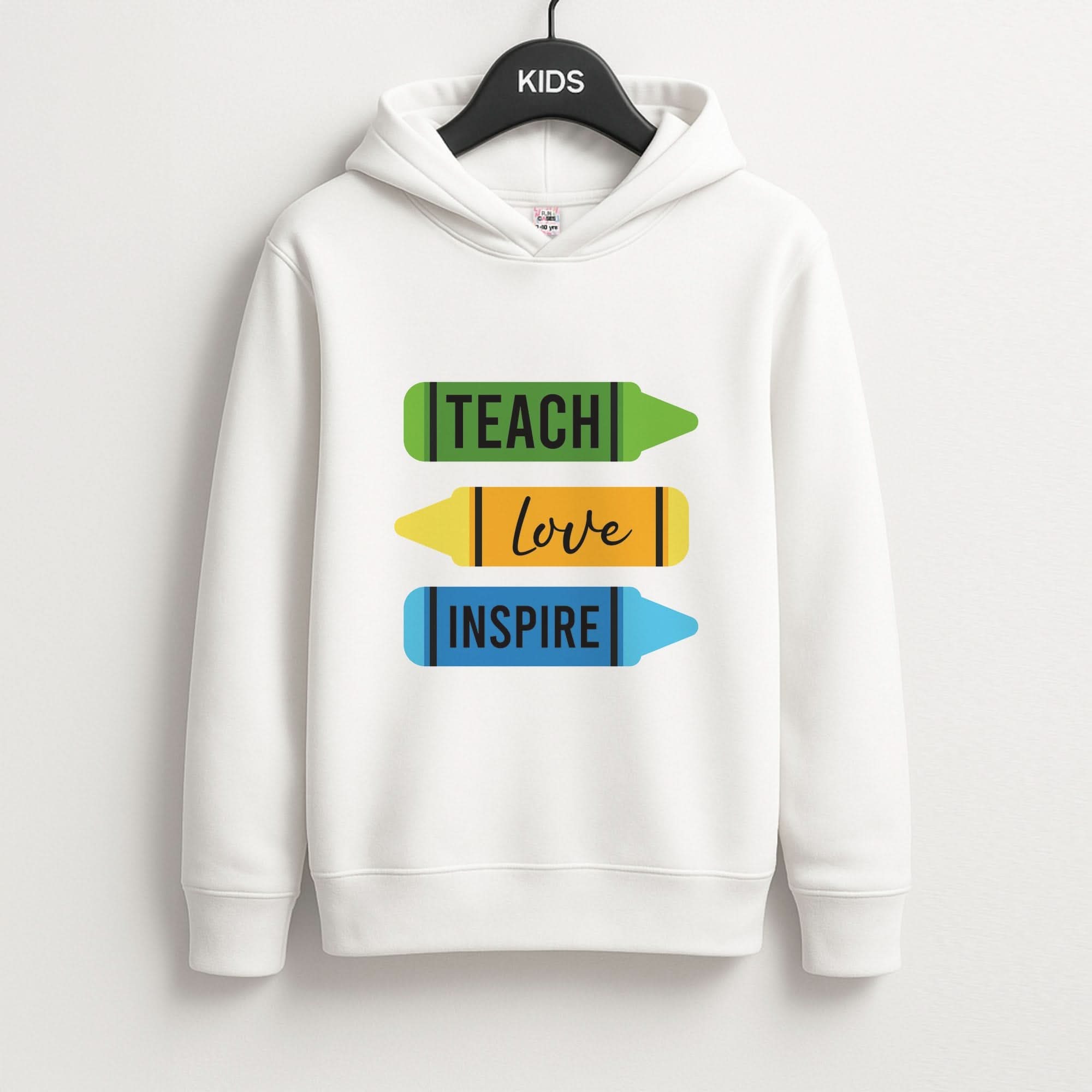 Teach, Love, Inspire Kids Hoodie