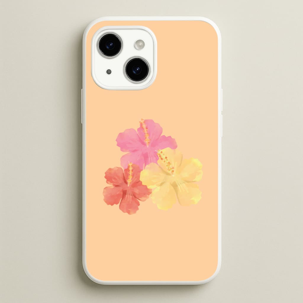 Hibiscus Sunset iPhone 14 Case