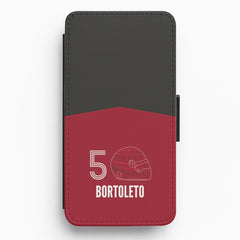 Bortoleto Helmet 2026 Flip / Wallet Phone Case