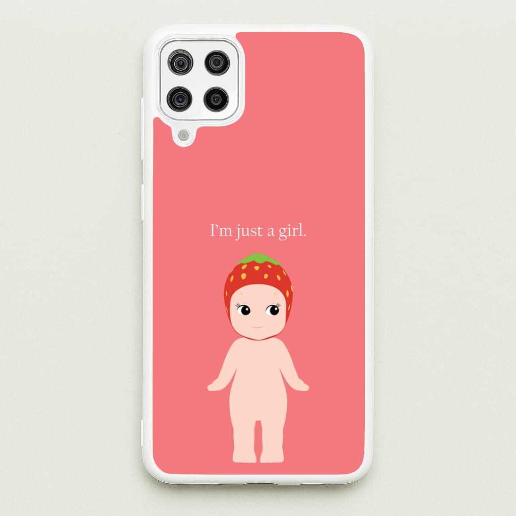 I'm Just A Girl Galaxy A12 Case