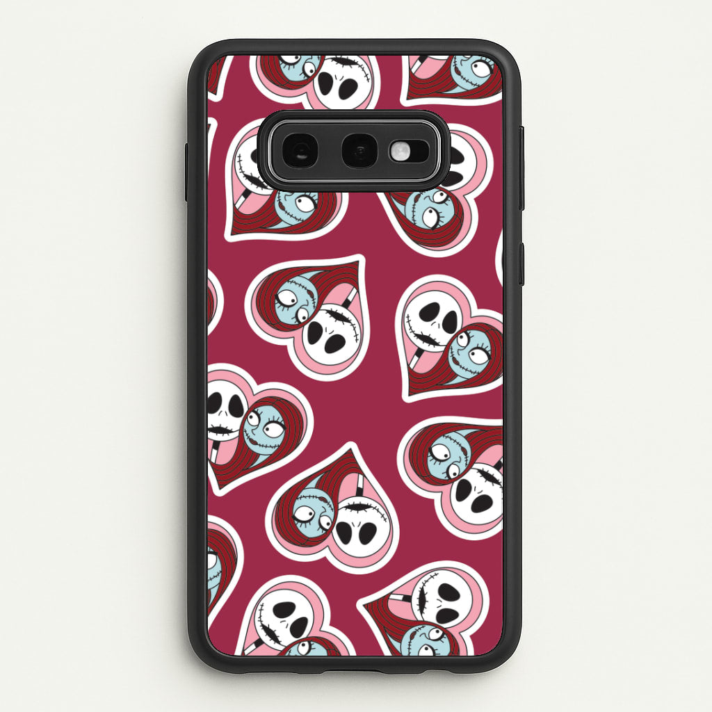 J And S Heart Pattern Galaxy S10e Case
