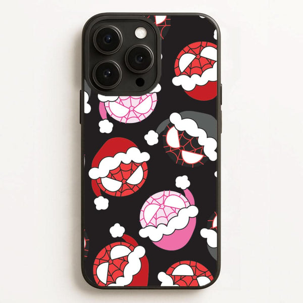 Spider Heroes Christmas Pattern Phone Case for Apple iPhone, Samsung Galaxy, Huawei and Google Pixel