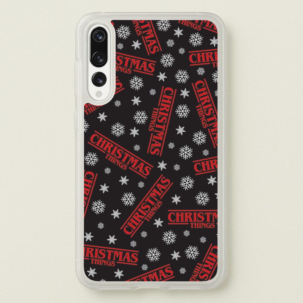 Christmas Things Snowflake Pattern Huawei P20 Pro Case