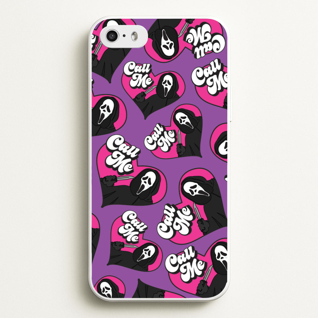 Call Me Heart Pattern iPhone 5 / 5s / SE 2016 Case
