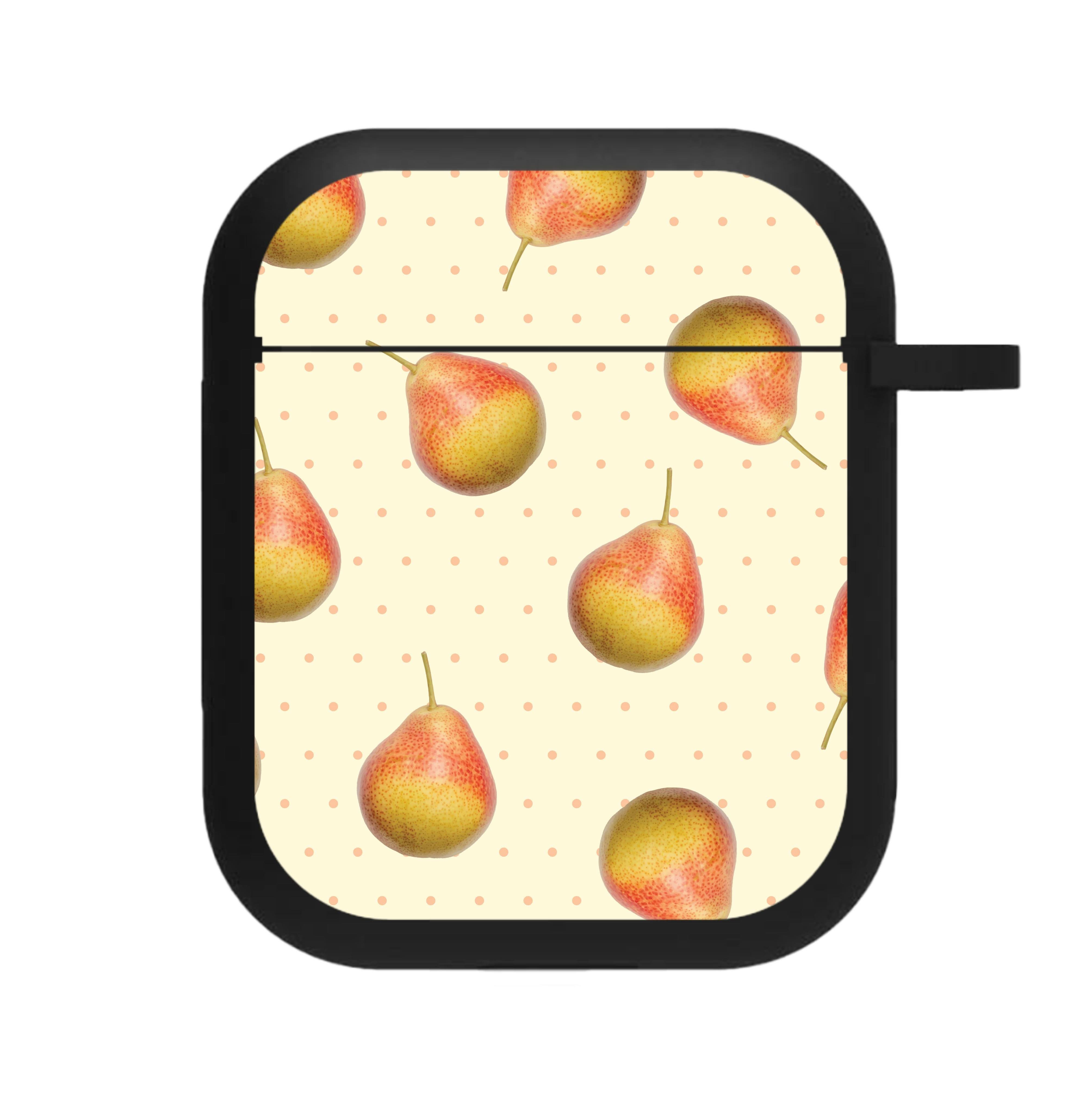 Pears And Polka Dots Pattern AirPods Case