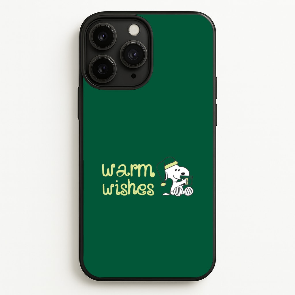 Cartoon Beagle Warm Wishes iPhone 11 Pro Case