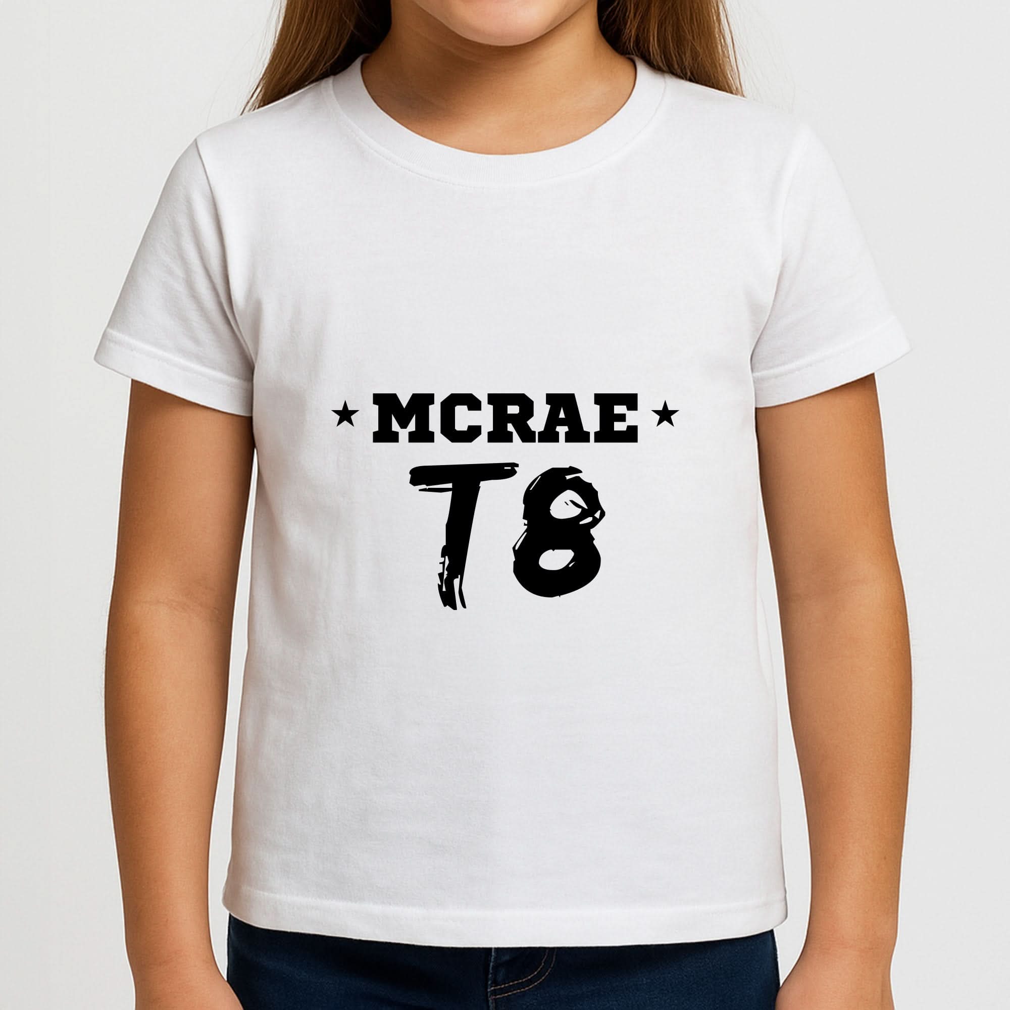 Pink T8 Sports Girls T-Shirt