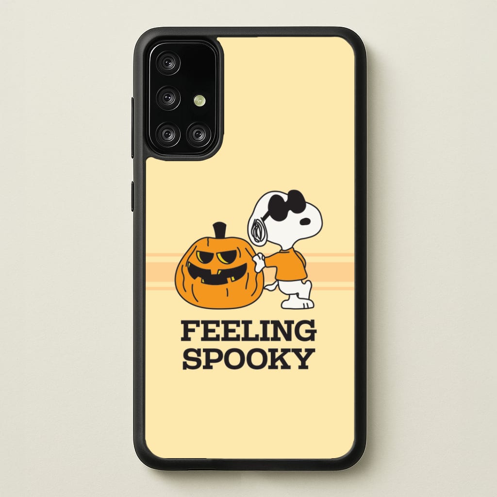 Feeling Spooky Cartoon Beagle Galaxy A71 Case