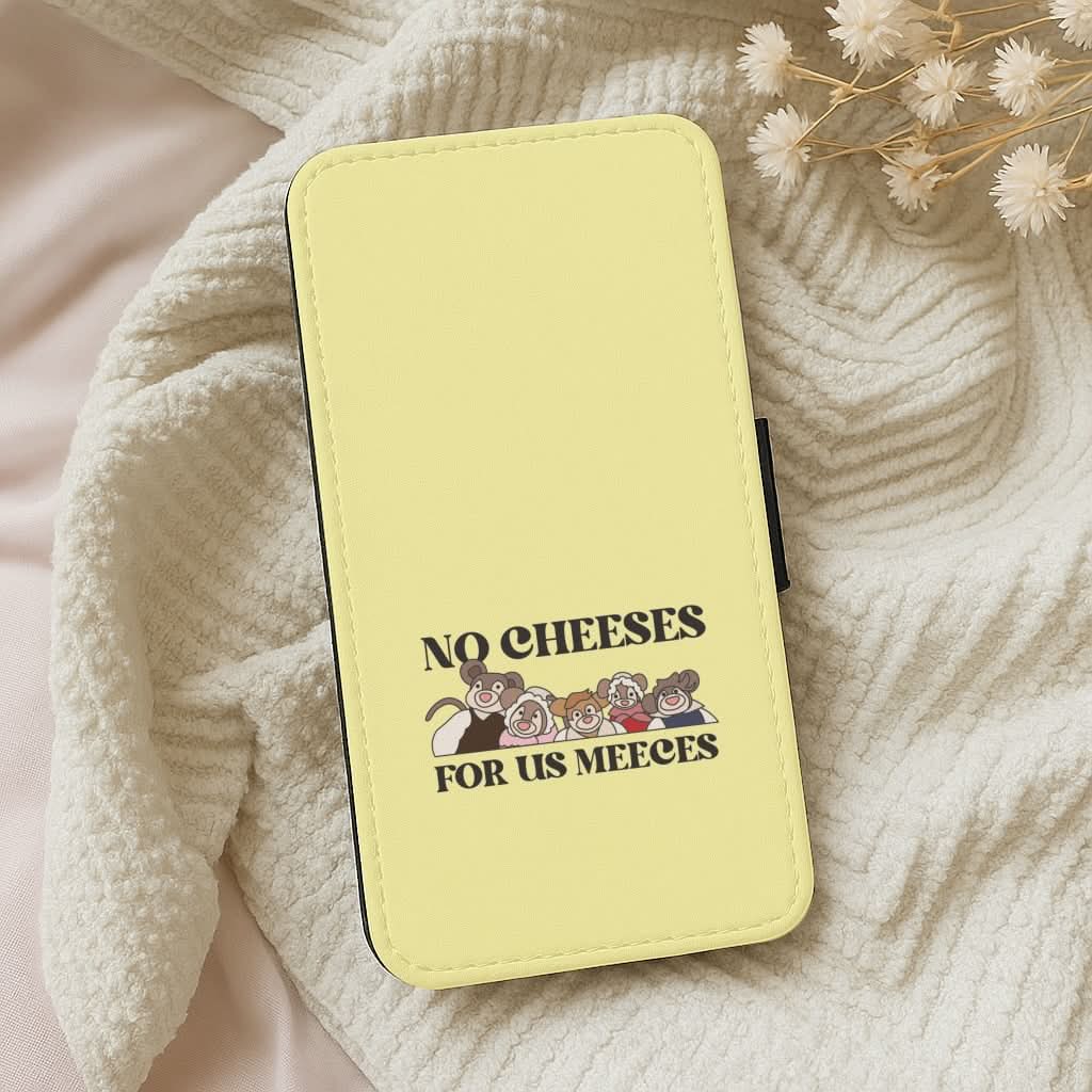 No Cheeses For Us Meeces II Leather Phone Case