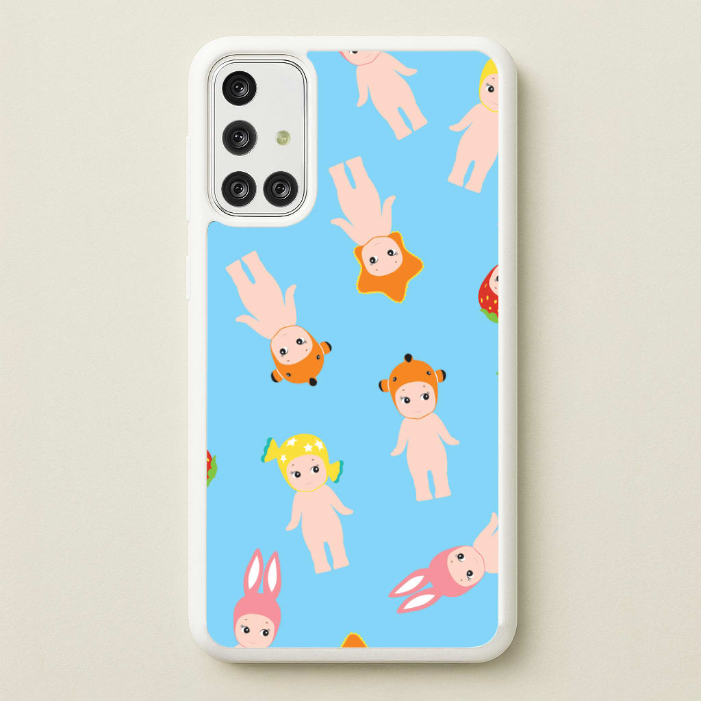 Angels Pattern Galaxy A71 Case