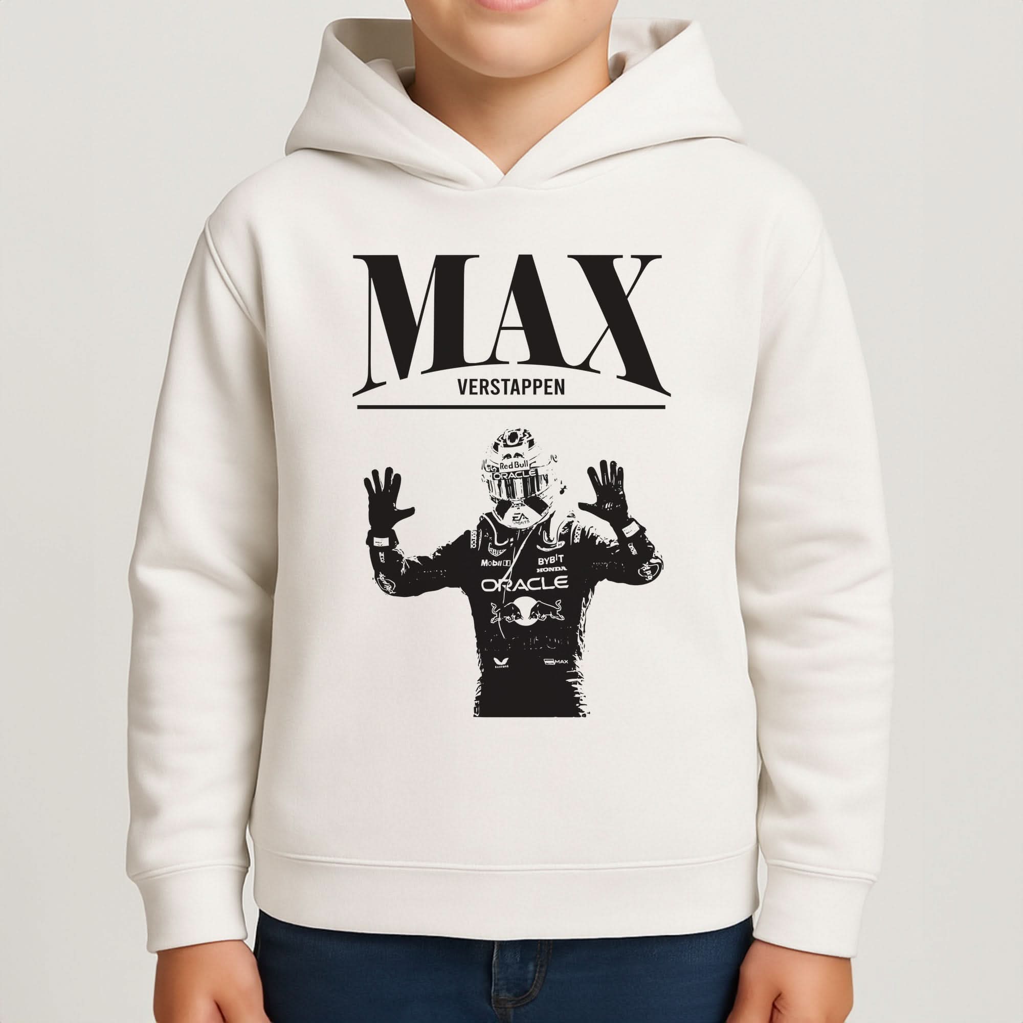 Max Blue And Red Boys Hoodie