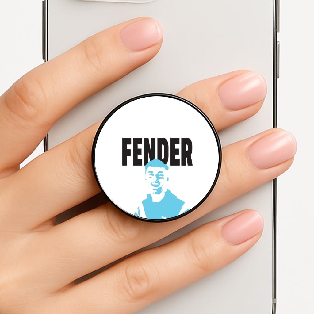 Fender Silhouette Blue Phone Grip