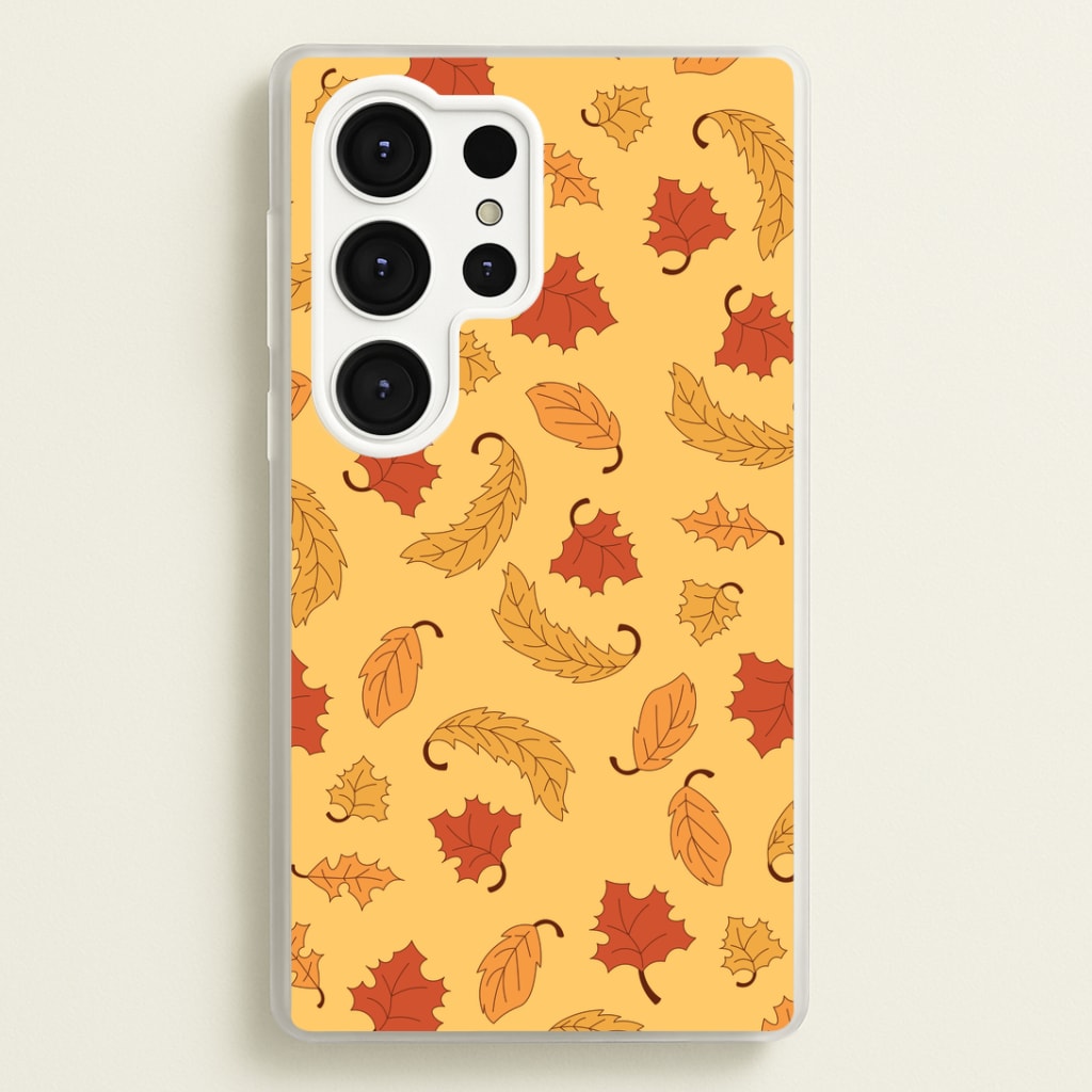 Leaves Assortment Pattern Galaxy S25 Ultra Case