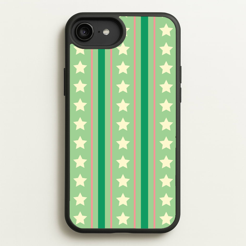 Stars And Stripes Christmas Pattern iPhone 6 Plus / 7 Plus / 8 Plus Case