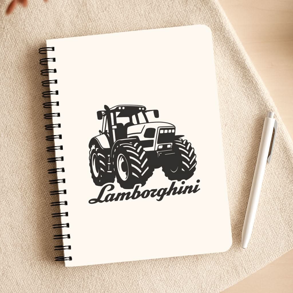 Lambo Tractor Notepad