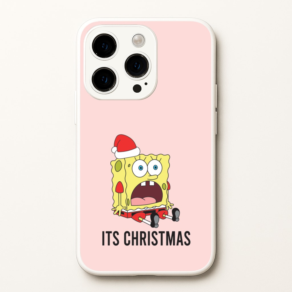 It's Christmas Cartoon Sponge iPhone 14 Pro Case