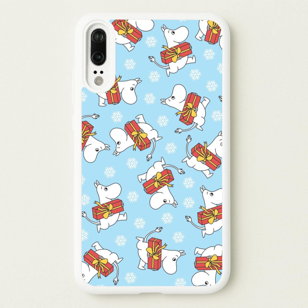 Present And Snowflakes Moom Pattern Huawei P20 Case