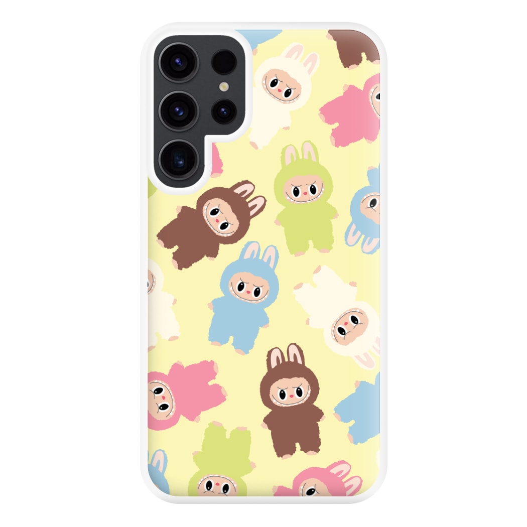Colourful Little Monsters Pattern Galaxy S23 Ultra Case