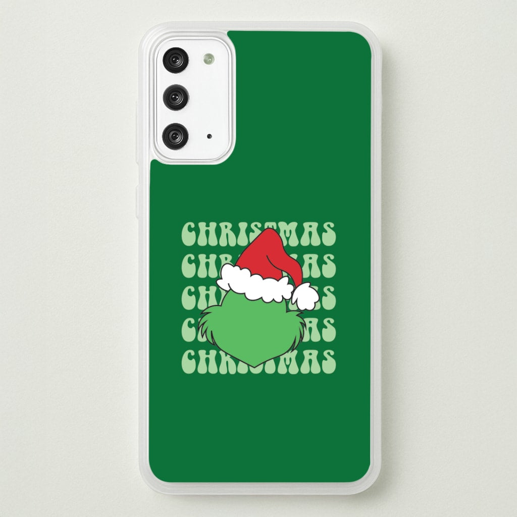 Green Creature Christmas Galaxy Note 20 Case
