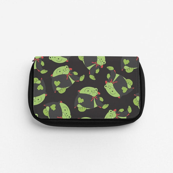 Vampire Frog Pattern - Halloween Pencil Case