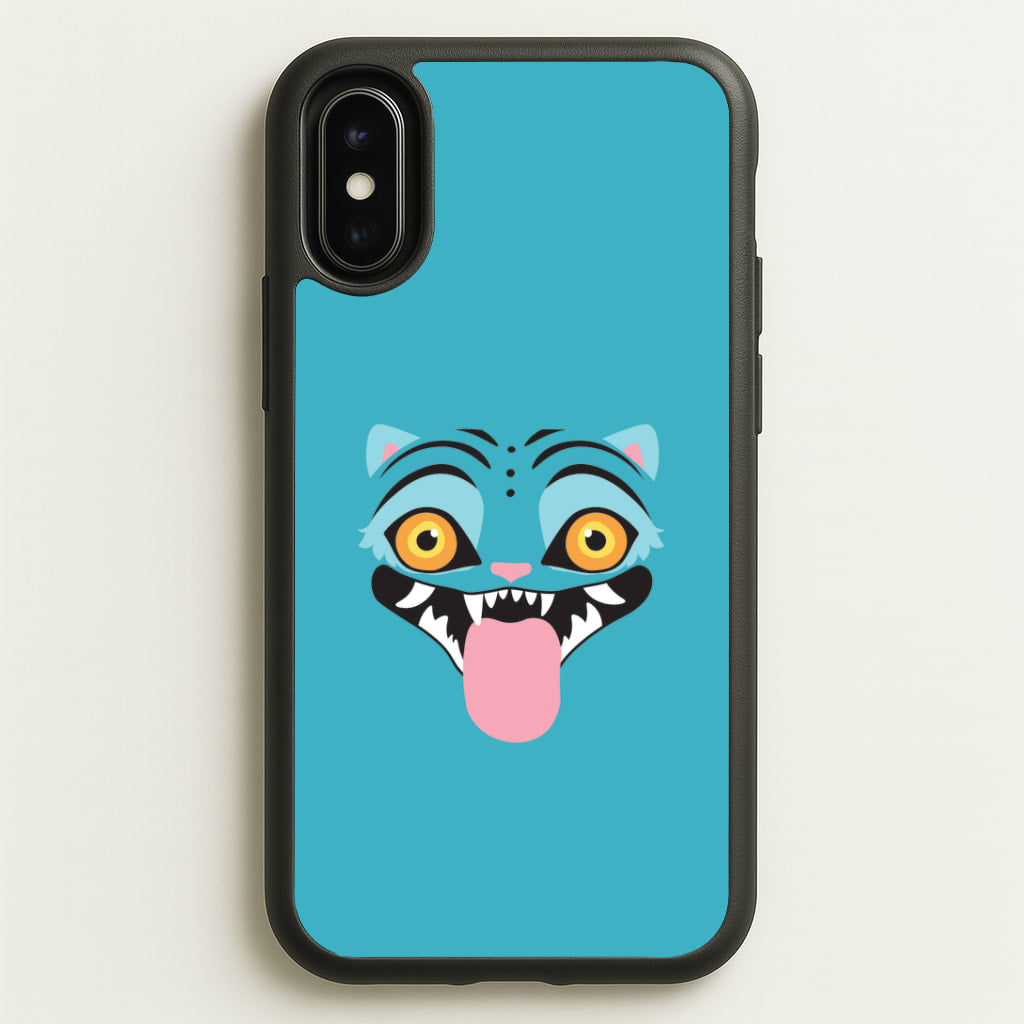 Demon Cat Face iPhone X / XS Case
