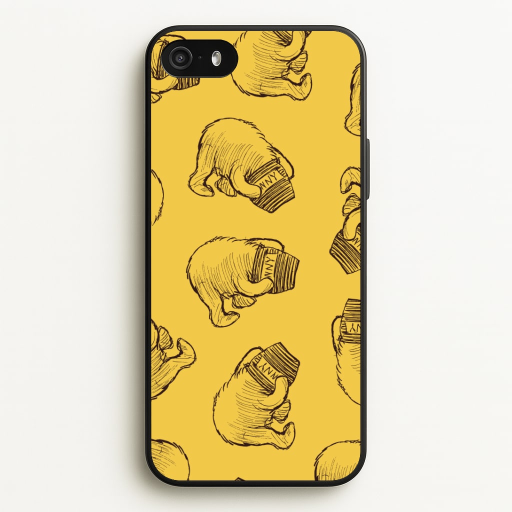 Winnie Honey Pot Pattern iPhone 5 / 5s / SE 2016 Case