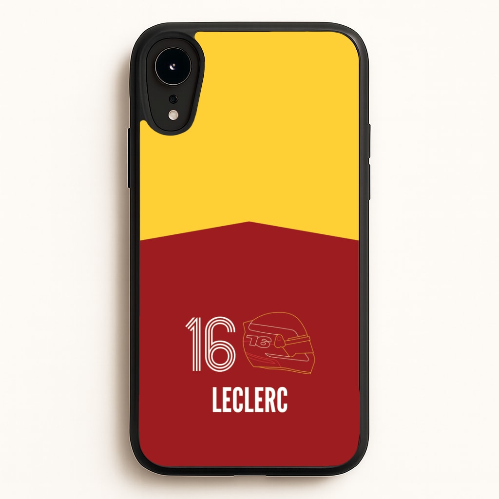 Leclerc Helmet 2026 iPhone XR Case