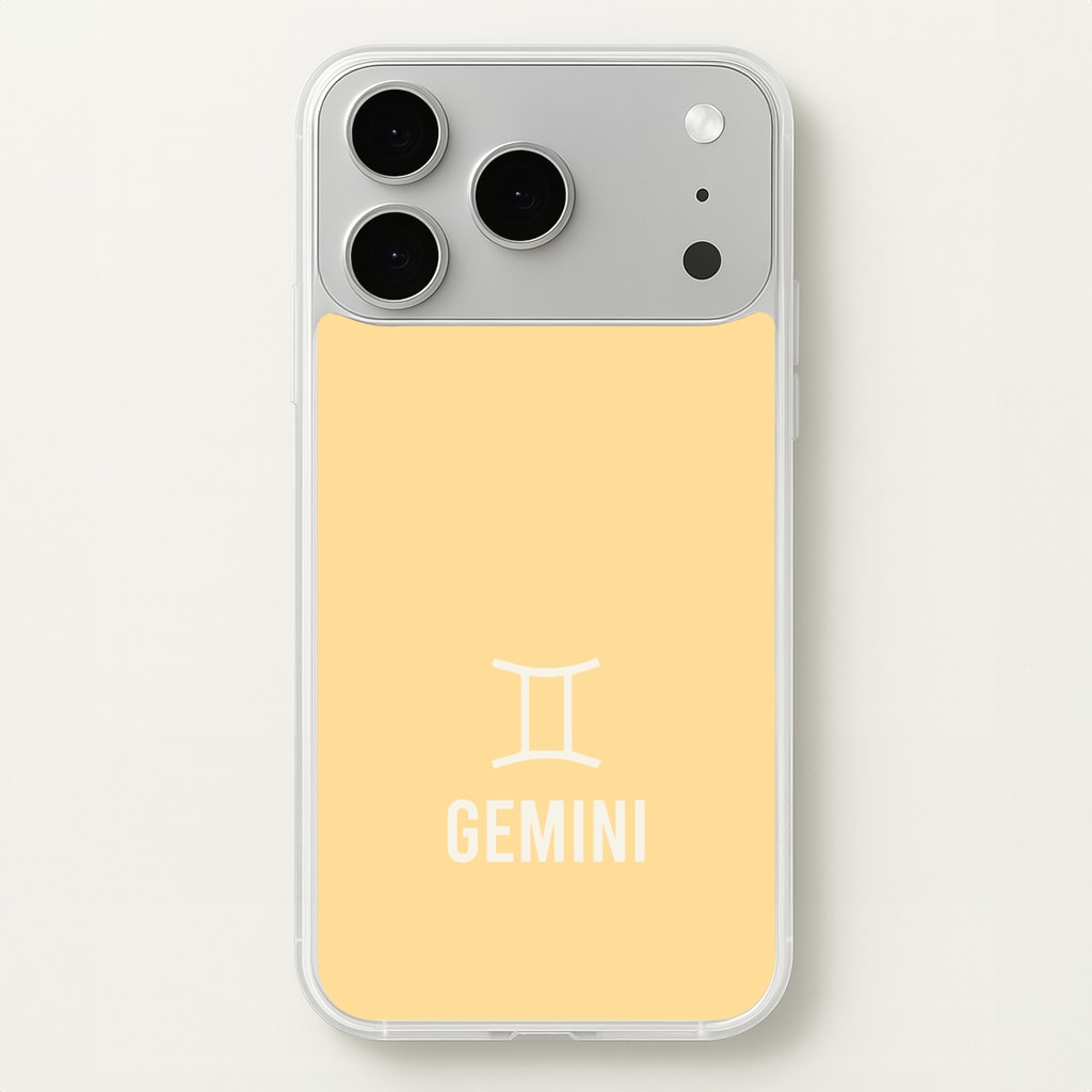 Gemini Pastel Zodiac iPhone 17 Pro Case