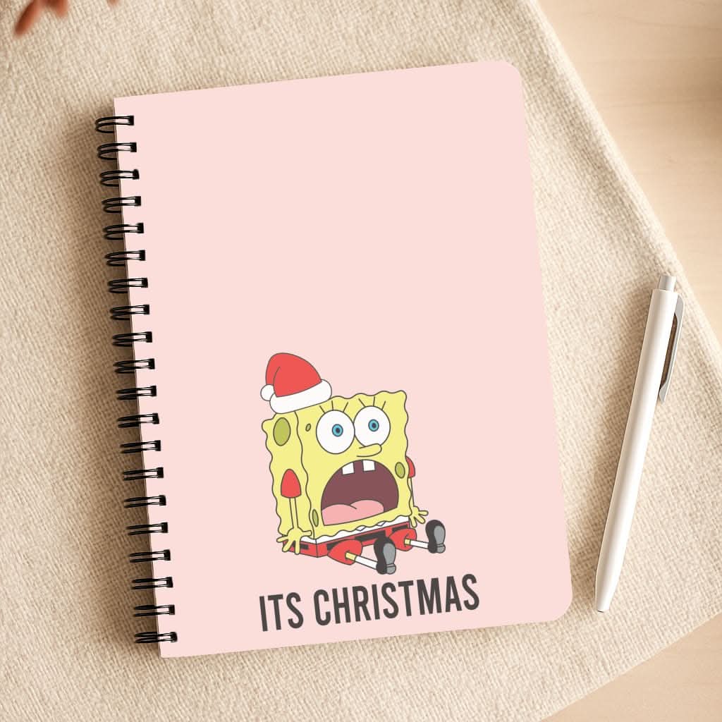 It's Christmas Cartoon Sponge Notepad