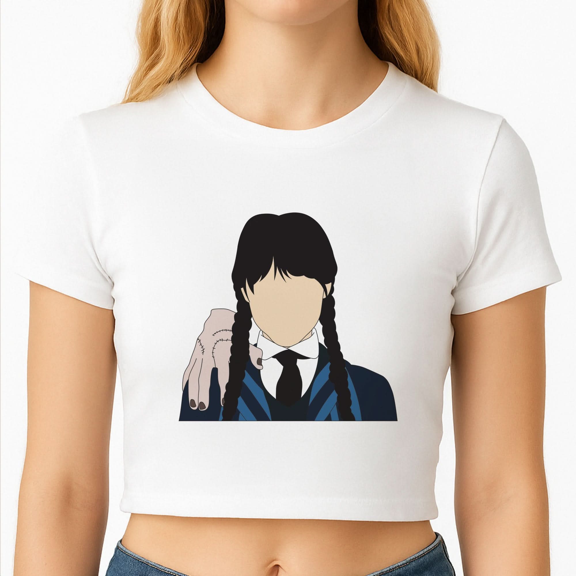 Wednesday And Thing Crop Top
