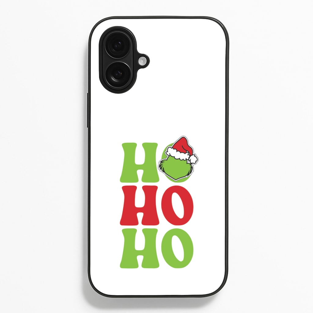 Green Ho Ho Ho iPhone 16 Plus Case