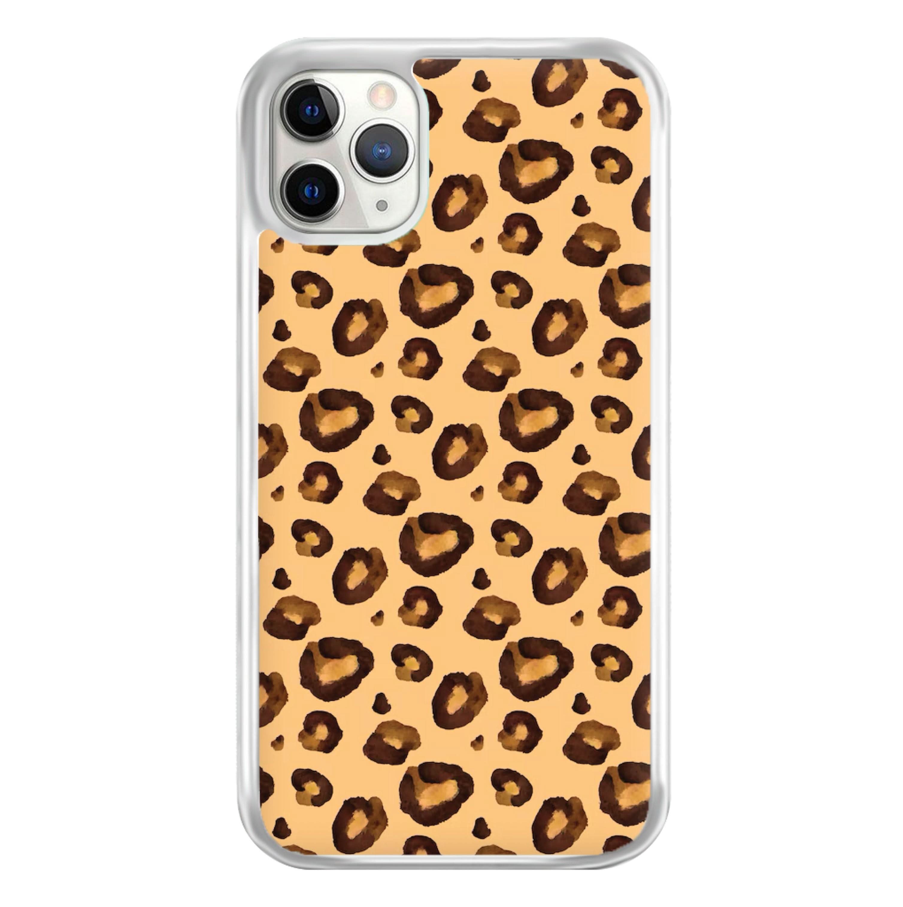 Watercolour Cheetah Print Phone Case