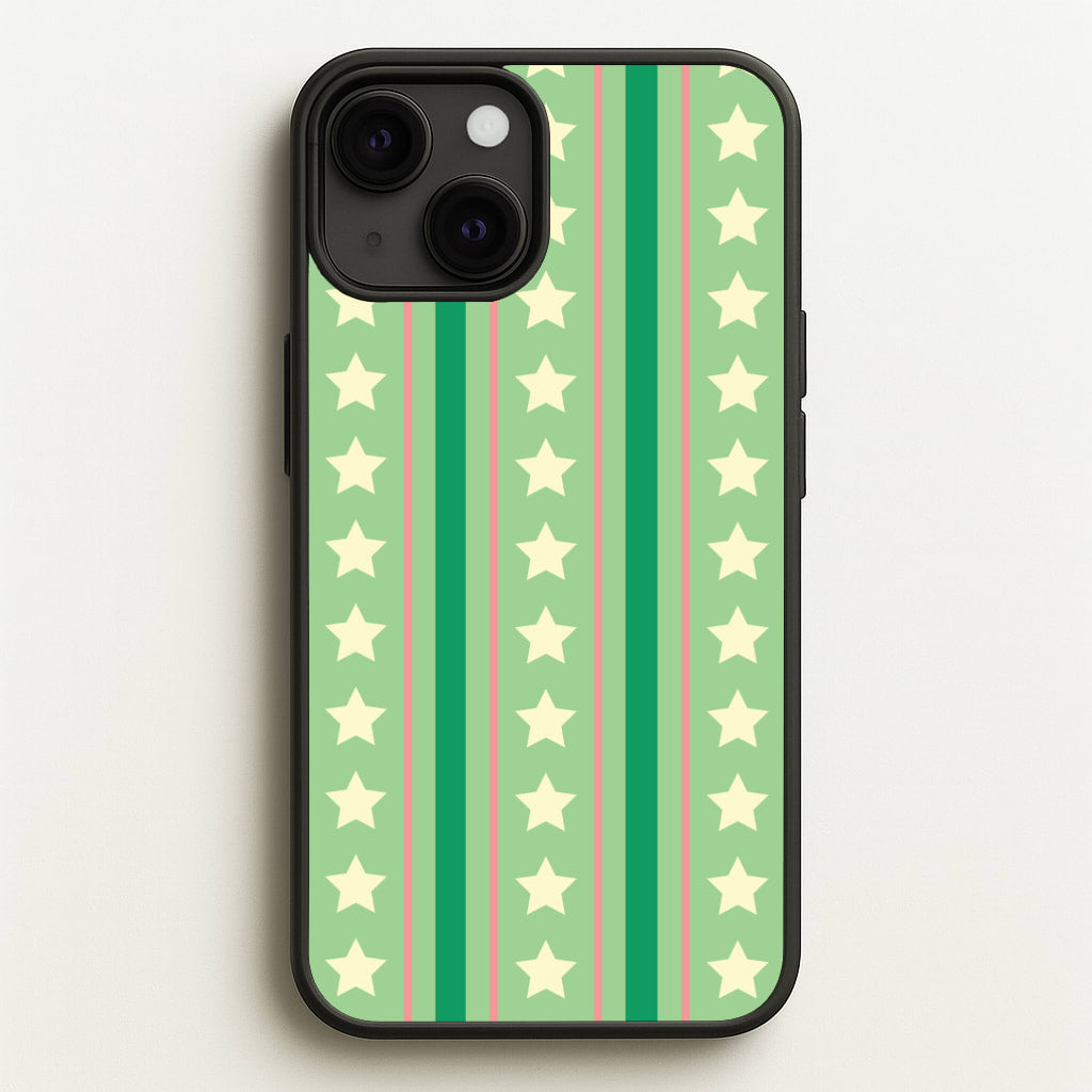 Stars And Stripes Christmas Pattern iPhone 13 Mini Case