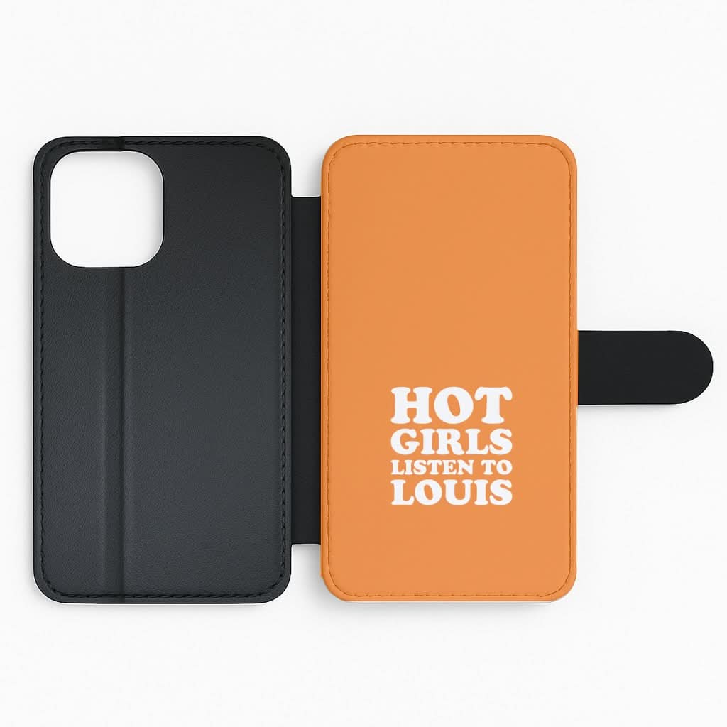 Hot Girls Listen To Louis Flip Phone Case