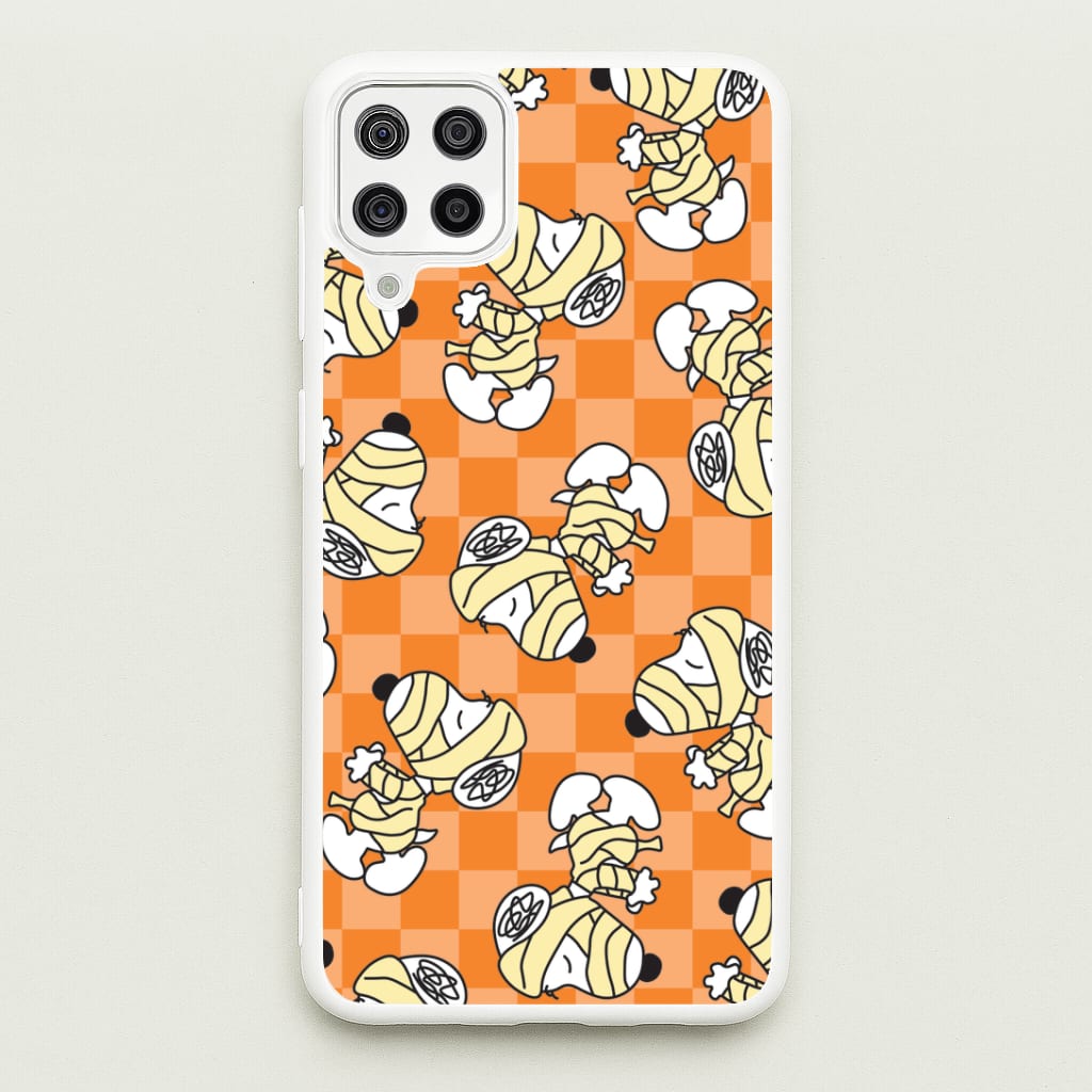 Mummy Cartoon Beagle Pattern Galaxy A12 Case