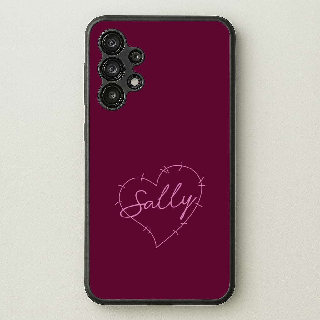 Stitched Heart Sally Galaxy A13 Case