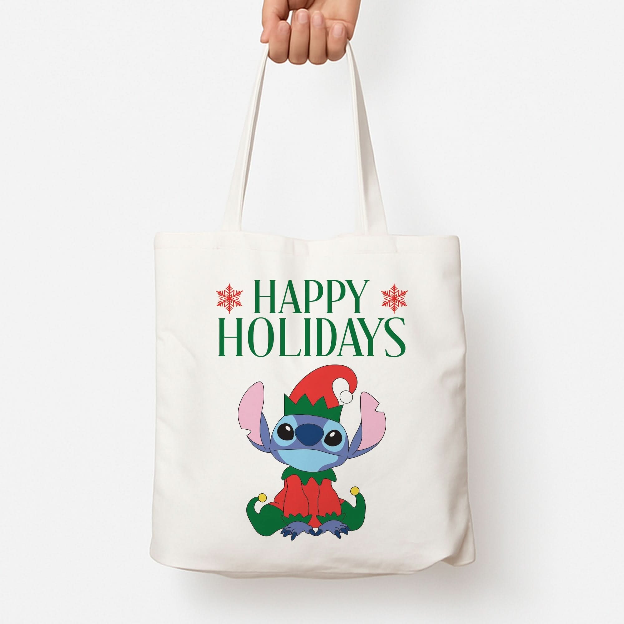 Cute Blue Alien Elf Tote Bag