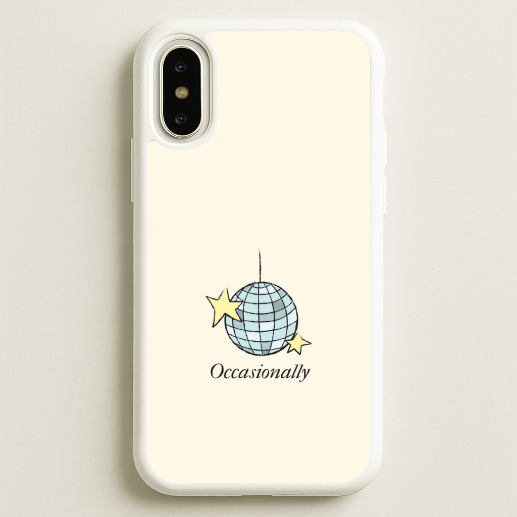 Ocasionally Discoball iPhone X / XS Case