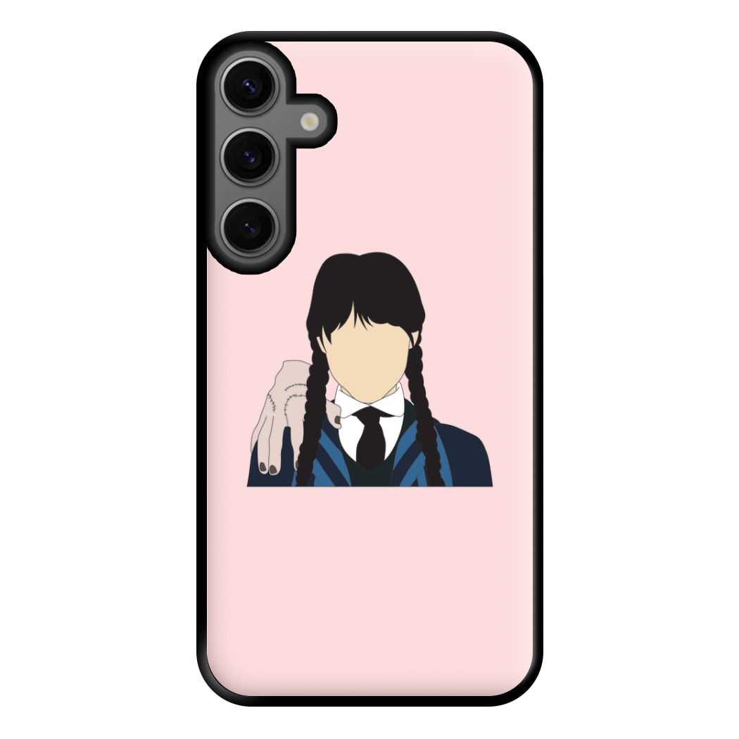 Wednesday And Thing Galaxy S25 Plus Case